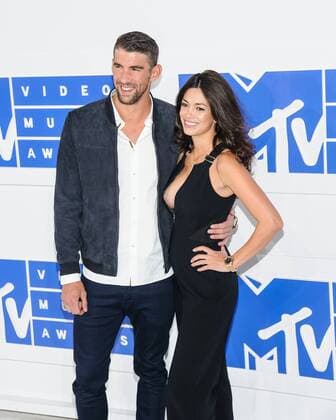 August 28, 2016 - New York, NY, United States - 28 August 2016 - New York, New York - Michael Phelps. 2016 MTV Video Music Awards at Madison Square Garden. Photo Credit: Mario Santoro AdMedia New York United States - ZUMAa123