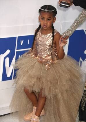 August 28, 2016 - New York, New York, U.S. - BLUE IVY attends the arrivals at the 2016 MTV Video Music Awards held at Madison Square Garden. New York U.S. - ZUMAk03_