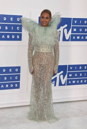 August 28, 2016 - New York, New York, U.S. - Singer BEYONCE KNOWLES attends the arrivals at the 2016 MTV Video Music Awards held at Madison Square Garden. New York U.S. - ZUMAk03_