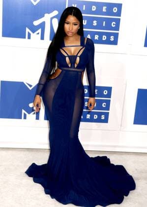 August 28, 2016 - New York, New York, U.S. - Singer NICKI MINAJ attends the arrivals at the 2016 MTV Video Music Awards held at Madison Square Garden. New York U.S. - ZUMAk03_