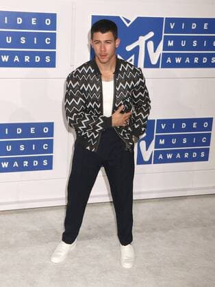 August 28, 2016 - New York, New York, U.S. - Singer NICK JONAS attends the arrivals at the 2016 MTV Video Music Awards held at Madison Square Garden. New York U.S. - ZUMAk03_