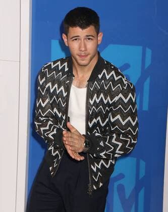 August 28, 2016 - New York, New York, U.S. - Singer NICK JONAS attends the arrivals at the 2016 MTV Video Music Awards held at Madison Square Garden. New York U.S. - ZUMAk03_