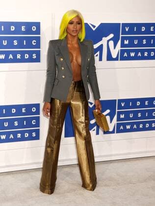August 28, 2016 - New York, New York, U.S. - Singer CASSIE attends the arrivals at the 2016 MTV Video Music Awards held at Madison Square Garden. New York U.S. - ZUMAk03_