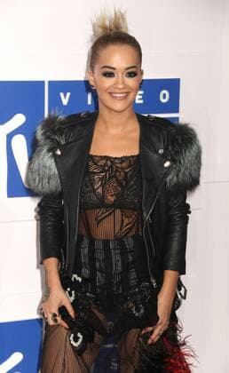 August 28, 2016 - New York, New York, U.S. - Singer RITA ORA attends the arrivals at the 2016 MTV Video Music Awards held at Madison Square Garden. New York U.S. - ZUMAk03_