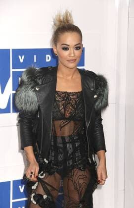August 28, 2016 - New York, New York, U.S. - Singer RITA ORA attends the arrivals at the 2016 MTV Video Music Awards held at Madison Square Garden. New York U.S. - ZUMAk03_