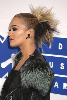 August 28, 2016 - New York, New York, U.S. - Singer RITA ORA attends the arrivals at the 2016 MTV Video Music Awards held at Madison Square Garden. New York U.S. - ZUMAk03_