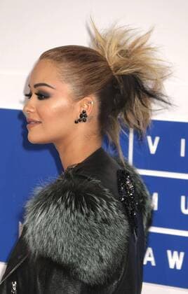 August 28, 2016 - New York, New York, U.S. - Singer RITA ORA attends the arrivals at the 2016 MTV Video Music Awards held at Madison Square Garden. New York U.S. - ZUMAk03_
