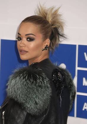 August 28, 2016 - New York, New York, U.S. - Singer RITA ORA attends the arrivals at the 2016 MTV Video Music Awards held at Madison Square Garden. New York U.S. - ZUMAk03_