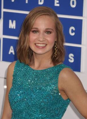 August 28, 2016 - New York, New York, U.S. - Olympic gymnast MADISON KOCIAN attends the arrivals at the 2016 MTV Video Music Awards held at Madison Square Garden. New York U.S. - ZUMAk03_