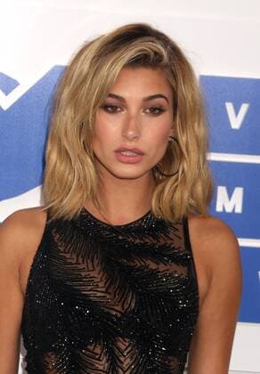 August 28, 2016 - New York, New York, U.S. - Model HAILEY BALDWIN attends the arrivals at the 2016 MTV Video Music Awards held at Madison Square Garden. New York U.S. - ZUMAk03_