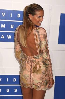 August 28, 2016 - New York, New York, U.S. - Model HEIDI KLUM attends the arrivals at the 2016 MTV Video Music Awards held at Madison Square Garden. New York U.S. - ZUMAk03_