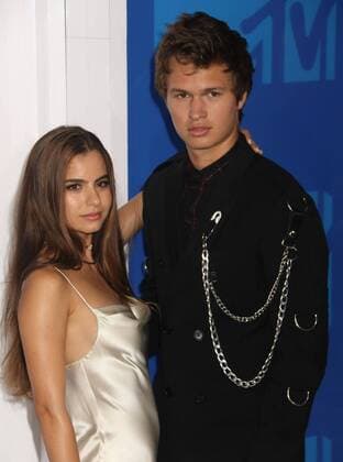 August 28, 2016 - New York, New York, U.S. - VIOLETTA KOMYSHAN and ANSEL ELGORT attend the arrivals at the 2016 MTV Video Music Awards held at Madison Square Garden. New York U.S. - ZUMAk03_