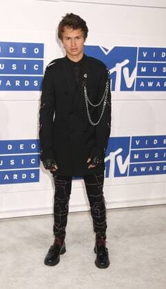August 28, 2016 - New York, New York, U.S. - Actor ANSEL ELGORT attends the arrivals at the 2016 MTV Video Music Awards held at Madison Square Garden. New York U.S. - ZUMAk03_