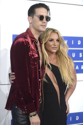 G-Eazy und Britney Spears bei der Verleihung der MTV Video Music Awards 2016 im Madison Square Garden. New York, 28.08.2016 Foto:xD.xVanxTinex xFuturexImage