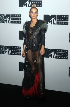 August 28, 2016 - New York, New York, U.S. - Singer RITA ORA poses for photos in the press room at the 2016 MTV Video Music Awards held at Madison Square Garden. New York U.S. - ZUMAk03_