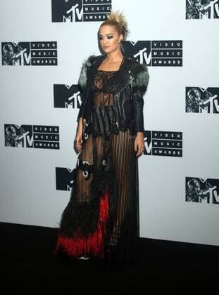 August 28, 2016 - New York, New York, U.S. - Singer RITA ORA poses for photos in the press room at the 2016 MTV Video Music Awards held at Madison Square Garden. New York U.S. - ZUMAk03_
