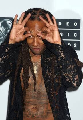August 28, 2016 - New York, New York, U.S. - Hip hop artist TY DOLLA $IGN poses for photos in the press room at the 2016 MTV Video Music Awards held at Madison Square Garden. New York U.S. - ZUMAk03_
