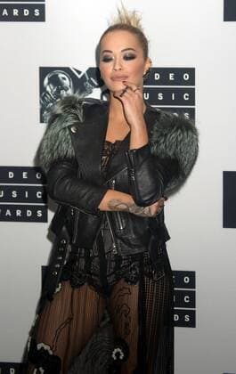 August 28, 2016 - New York, New York, U.S. - Singer RITA ORA poses for photos in the press room at the 2016 MTV Video Music Awards held at Madison Square Garden. New York U.S. - ZUMAk03_