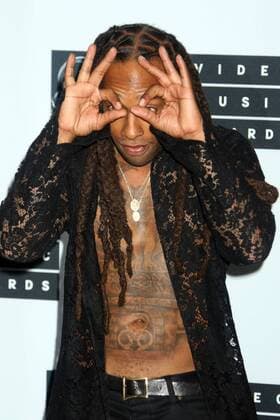 August 28, 2016 - New York, New York, U.S. - Hip hop artist TY DOLLA $IGN poses for photos in the press room at the 2016 MTV Video Music Awards held at Madison Square Garden. New York U.S. - ZUMAk03_