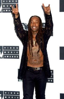August 28, 2016 - New York, New York, U.S. - Hip hop artist TY DOLLA $IGN poses for photos in the press room at the 2016 MTV Video Music Awards held at Madison Square Garden. New York U.S. - ZUMAk03_