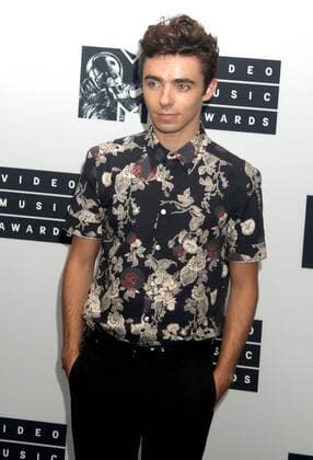 August 28, 2016 - New York, New York, U.S. - Singer NATHAN SYKES poses for photos in the press room at the 2016 MTV Video Music Awards held at Madison Square Garden. New York U.S. - ZUMAk03_
