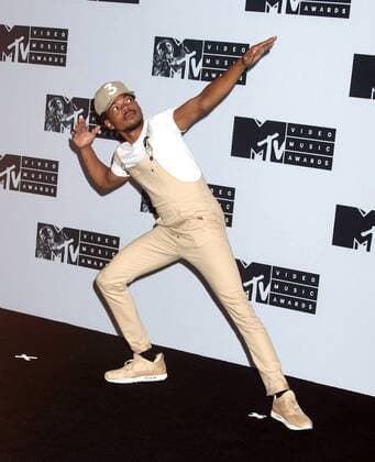 August 28, 2016 - New York, New York, U.S. - CHANCE THE RAPPER poses for photos in the press room at the 2016 MTV Video Music Awards held at Madison Square Garden. New York U.S. - ZUMAk03_