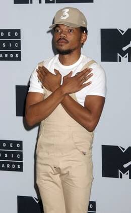 August 28, 2016 - New York, New York, U.S. - CHANCE THE RAPPER poses for photos in the press room at the 2016 MTV Video Music Awards held at Madison Square Garden. New York U.S. - ZUMAk03_