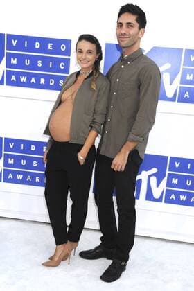 Nev Schulman mit seiner Verlobten Laura Perlongo bei der Verleihung der MTV Video Music Awards 2016 im Madison Square Garden. New York, 28.08.2016 Foto:xD.xVanxTinex xFuturexImage