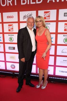 Wolfgang Kubicki und seine Ehefrau Annette Marberth-Kubicki bei der Verleihung vom Sport Bild Award am 29.08.2016 in Hamburg Sportbild Award 2016 Verleihung in Hamburg 