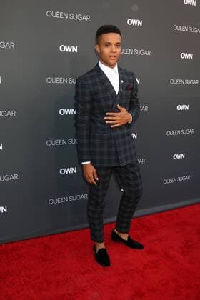 LOS ANGELES - AUG 29: Nicholas Ashe at the Premiere Of OWN s Queen Sugar at the Warner Brothers Studios on August 29, 2016 in Burbank, CA  KathyxHutchins