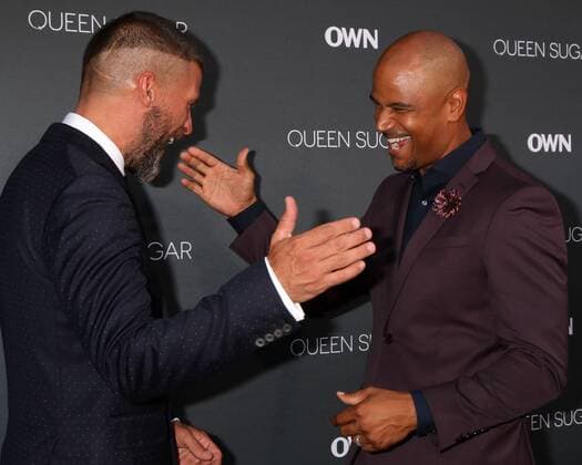 LOS ANGELES - AUG 29: Greg Vaughan, Dondre T. Whitfield at the Premiere Of OWN s Queen Sugar at the Warner Brothers Studios on August 29, 2016 in Burbank, CA  KathyxHutchins