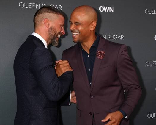 LOS ANGELES - AUG 29: Greg Vaughan, Dondre T. Whitfield at the Premiere Of OWN s Queen Sugar at the Warner Brothers Studios on August 29, 2016 in Burbank, CA  KathyxHutchins