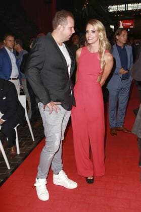 Wolff-Christoph Fuss und Anna Kraft beim Sport Bild Award 2016 in der Fischauktionshalle. Hamburg, 29.08.2016 Foto:xgbrcix xFuturexImage