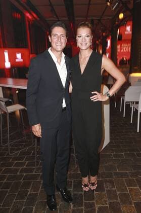 Maria Höfl-Riesch mit Ehemann Marcus Höfl beim Sport Bild Award 2016 in der Fischauktionshalle. Hamburg, 29.08.2016 Foto:xgbrcix xFuturexImage