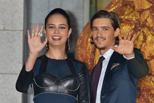 Actors Courtney Eaton(L) and Brenton Thwaites attend the Japan Premiere for the film Gods of Egypt at the Tokyo National Museum in Tokyo, Japan on August 30, 2016. This film will open on September 9 in Japan.  TKP2016083016 KEIZOxMORI