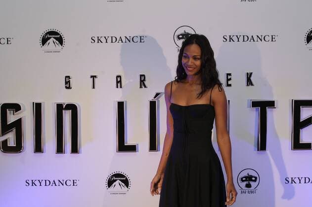 US Actress Zoe Saldana poses before a press conference to announce the premiere of the movie Star Trek Beyond in Mexico City, Mexico, 30 August 2016. Press conference to announce the premiere of the movie Star Trek Beyond in Mexico !ACHTUNG: NUR REDAKTIONELLE NUTZUNG!  MEX01 20160830-636081814512344619