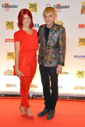 19.Goldener Computerpreis 2016 Eva, Miss IFA 2016, Neil Harbisson, Cyborg Verleihung des 19. Goldener Computers der Fachzeitschrift Computer Bild im Axel-Springer-Haus in Berlin am 30.08.2016