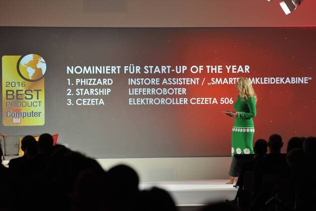 19.Goldener Computerpreis 2016 Barbara Schoeneberger Verleihung des 19. Goldener Computers der Fachzeitschrift Computer Bild im Axel-Springer-Haus in Berlin am 30.08.2016