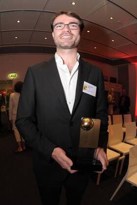 19.Goldener Computerpreis 2016 Sebastian Klein Preistraeger, IRobot Verleihung des 19. Goldener Computers der Fachzeitschrift Computer Bild im Axel-Springer-Haus in Berlin am 30.08.2016