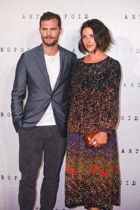 Northern Irish actor, model, and musician Jamie Dornan and his wife, English actress Amelia Warner, attending the UK premiere of Anthropoid at BFI Southbank in London. AUGUST 30th 2016  SLIx162794