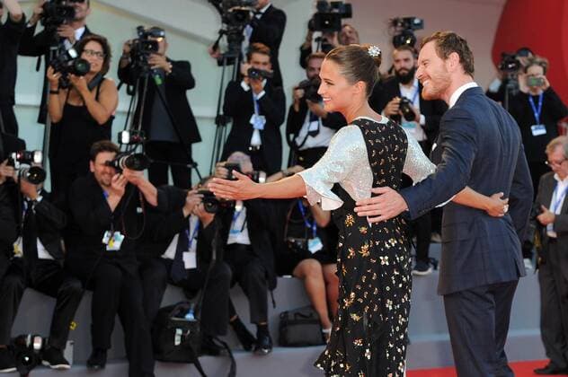 73rd Venice Film Festival, Red Carpet film The light between oceans . Pictured: Michael Fassbender, Alicia Vikander  Copyright: xAlbertoxTerenghi Veneziax2016x