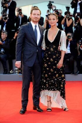 73rd Venice Film Festival, Red Carpet film The light between oceans . Pictured: Michael Fassbender, Alicia Vikander  Copyright: xAlbertoxTerenghi Veneziax2016x
