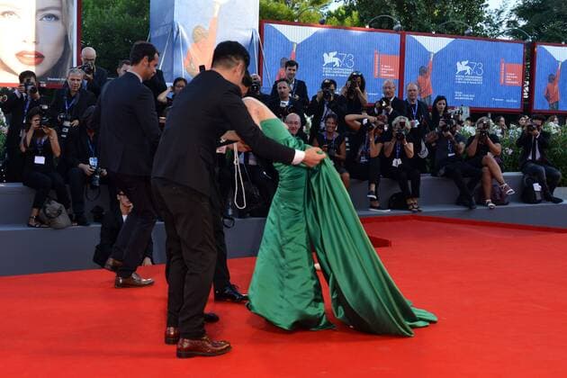 73rd Venice Film Festival, Red Carpet film The light between oceans . Pictured: CuriositÃ  Copyright: xSimonexComi Veneziax2016x