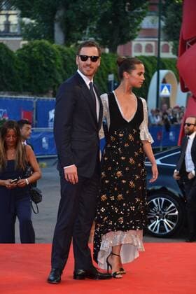 73rd Venice Film Festival, Red Carpet film The light between oceans . Pictured: Michael Fassbender and Alicia Vikander  Copyright: xSimonexComi Veneziax2016x