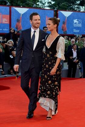 73rd Venice Film Festival, Red Carpet film The light between oceans . Pictured: Michael Fassbender and Alicia Vikander  Copyright: xSimonexComi Veneziax2016x