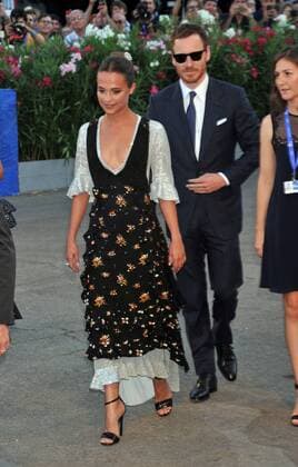 73rd Venice Film Festival, Red Carpet film The Light Between the Oceans . Pictured: Alicia Vikander, Michael Fassbender  Copyright: xVeneziax2016x