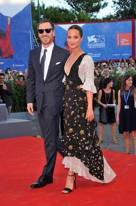 73rd Venice Film Festival, Red Carpet film The Light Between the Oceans . Pictured: Alicia Vikander, Michael Fassbender  Copyright: xVeneziax2016x