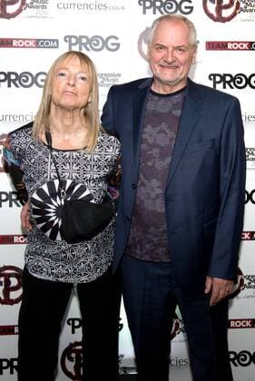 English drummer Jon Hiseman and his wife, Barbara Hiseman attending the Progressive Music Awards 2016, in London. SEPTEMBER 1st 2016  DFLx162829