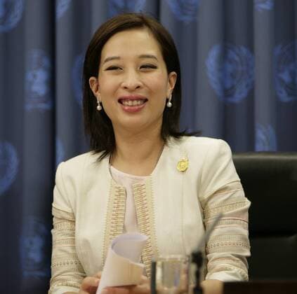 Nov. 24, 2009 - New York, NY, US - United Nations - NY - November 24 2009 - Princess Bajrakitiyabha Mahidol of Thailand at a press conference on UNiTE to end violence against women and the Network of Men Leaders against Violence and Exploitation of the opposed sex - ZUMAra1_