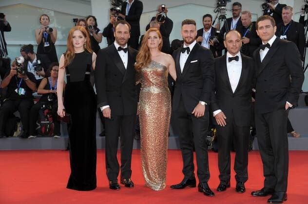 Filmfestspiele Venedig - Nocturnal Animals Filmpremiere 73rd Venice Film Festival, Red Carpet film Nocturnal animals . Pictured: Tom Ford, Amy Adams, Jake Gyllenhaal, Ellie Bamber, Aaron Taylor-Johnson  Copyright: xAlbertoxTerenghi Veneziax2016x